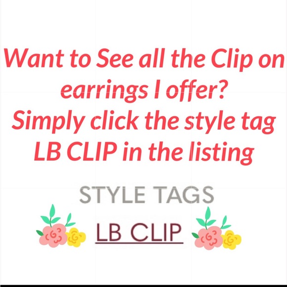 AB Iridescent Cluster Rhinestone Clip On Earrings - Picture 4 of 4